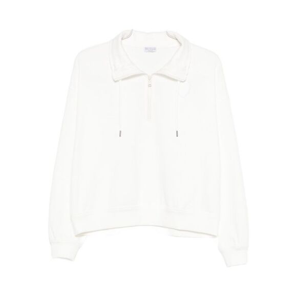 Brunello Cucinelli Women Cotton High-Neck Sweater